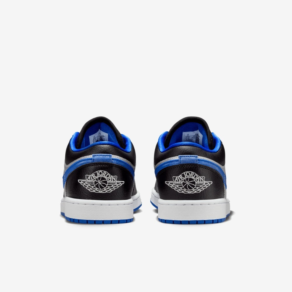 Air Jordan 1 Low Black White Game Royal Platinum