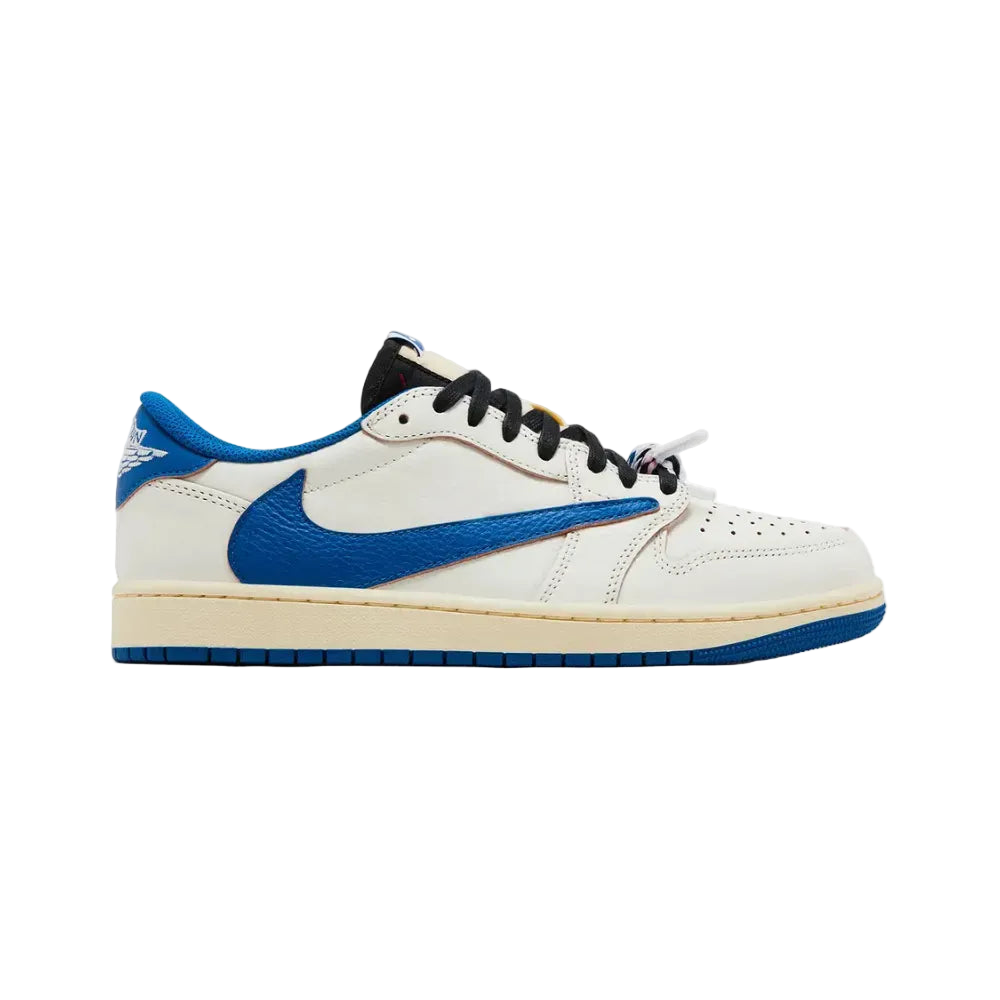 Jordan 1 Low OG SP Fragment x Travis Scott Sail Military Blue