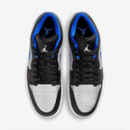Air Jordan 1 Low Black White Game Royal Platinum