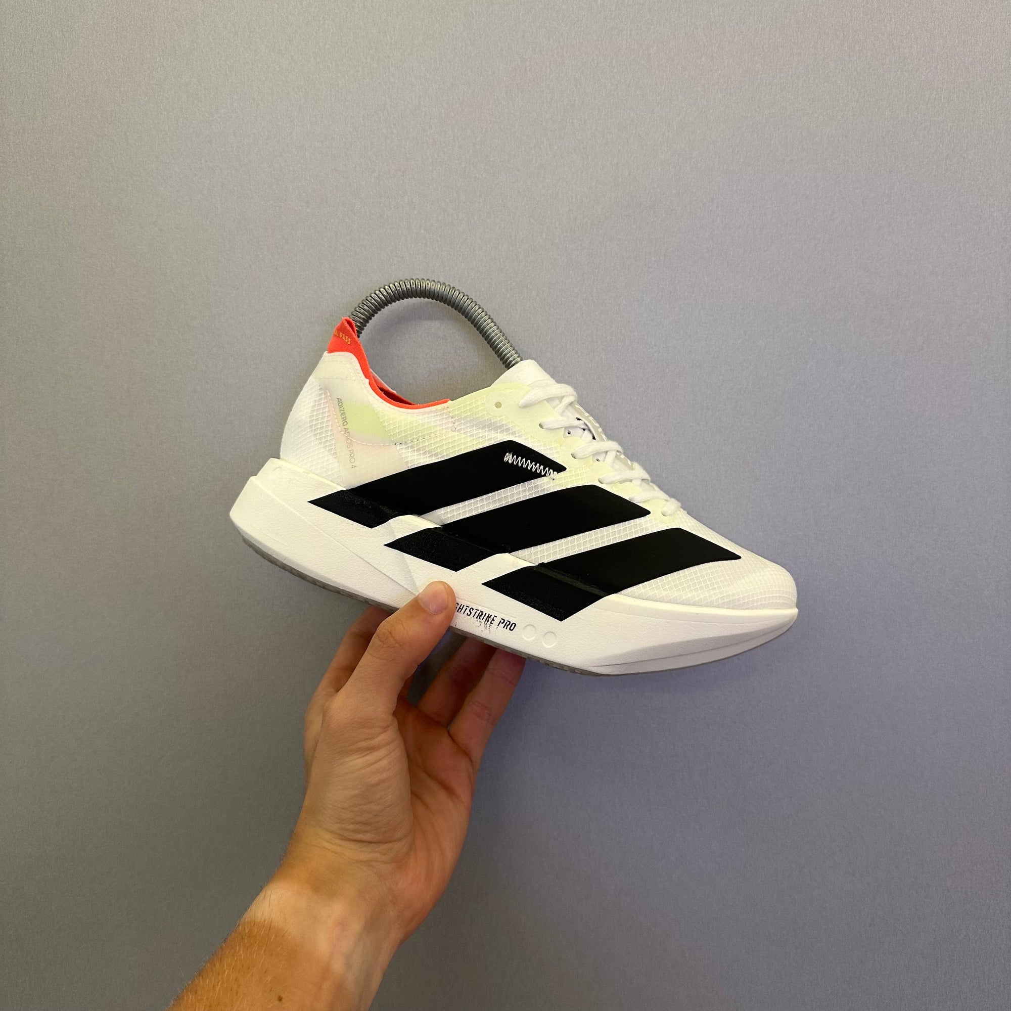 Adidas Adizero Adios Pro 4 Cloud White Core Black (Pronta Entrega)