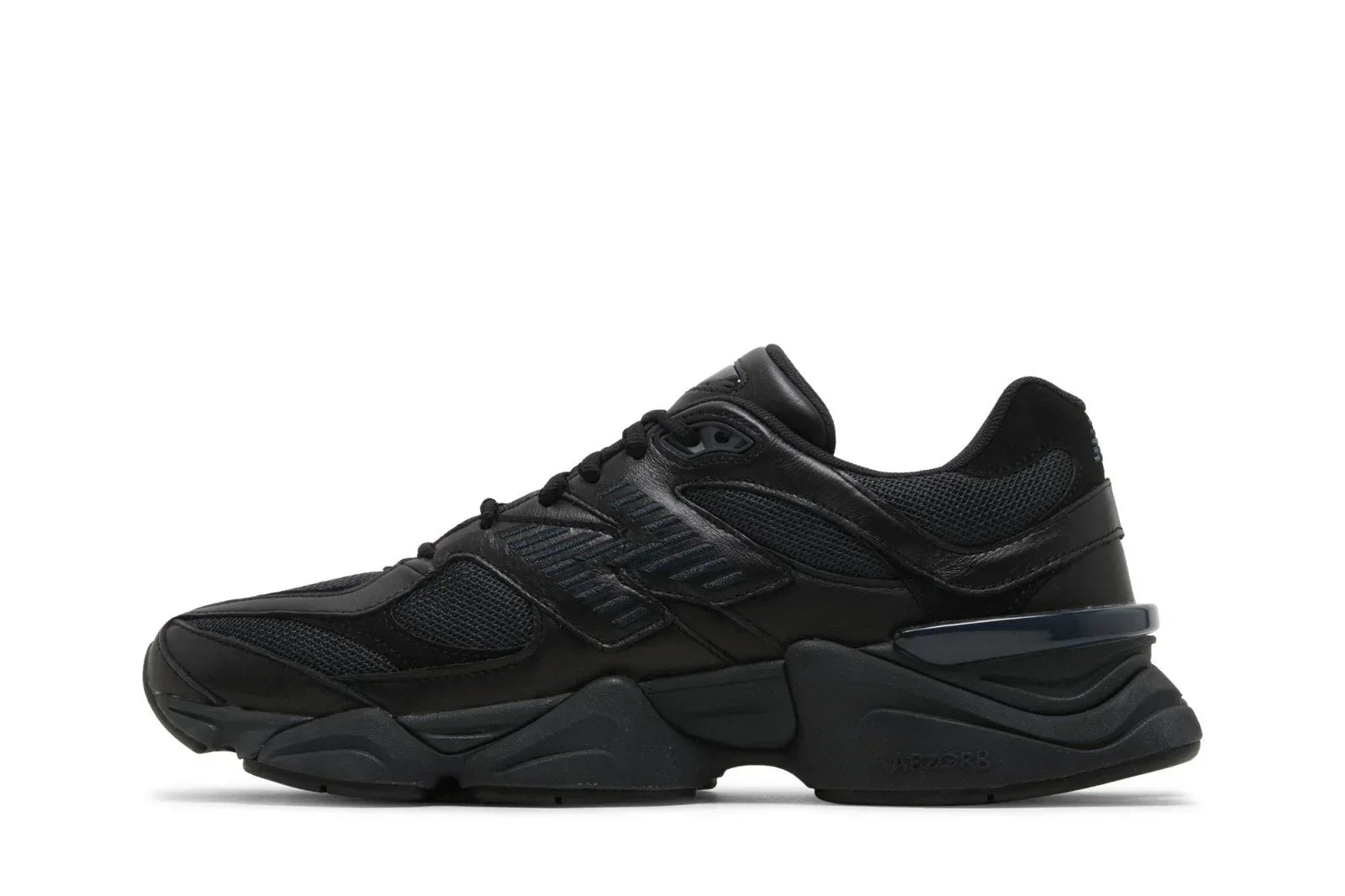 New Balance 9060 Triple Black Leather